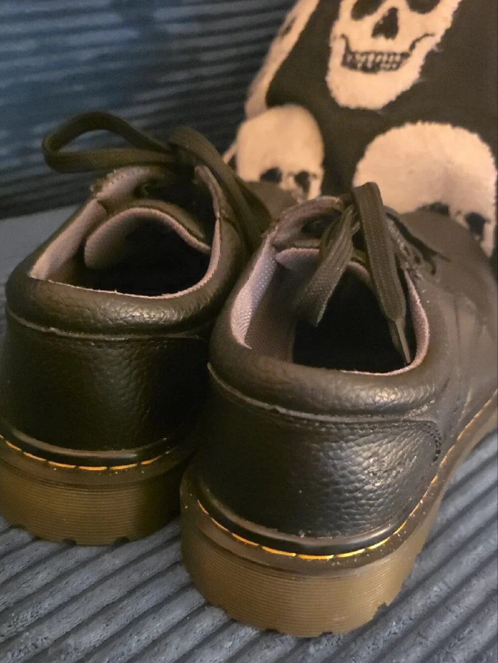 Dr. Martens Black Leather Ashfeld Oxford Shoes Unisex M7/W8